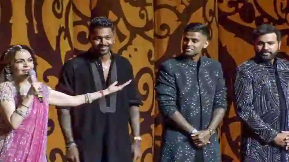 T20 World Cup champs Suryakumar Yadav, Hardik Pandya, Rohit Sharma, attend Anant-Radhika's sangeet ceremony, Mumbai, News, T20 World Cup champs, Attend, Anant-Radhika's sangeet ceremony, Players, National News