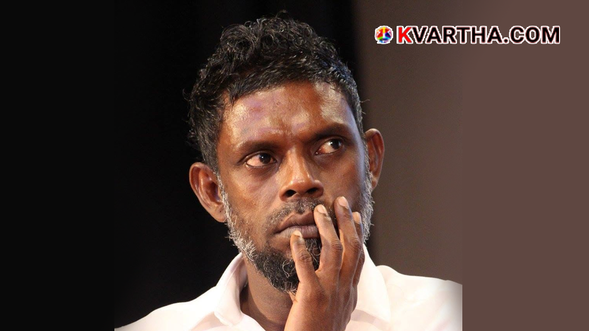 Actor Vinayakan in a public event