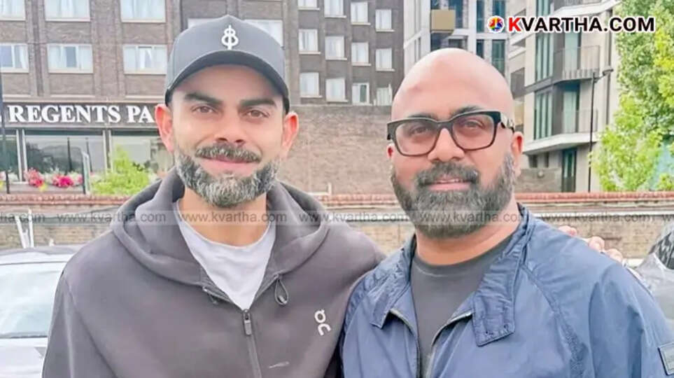 Image of Virat Kohli with graying hair and beard