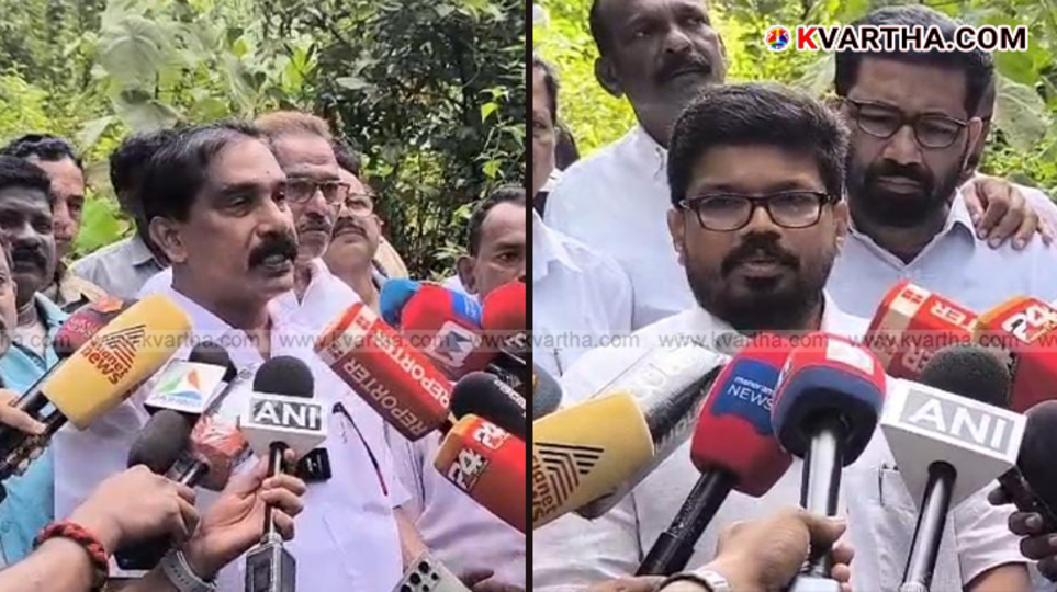  A photo of the house in Kannapuram, Kannur, where a bomb blast occurred.