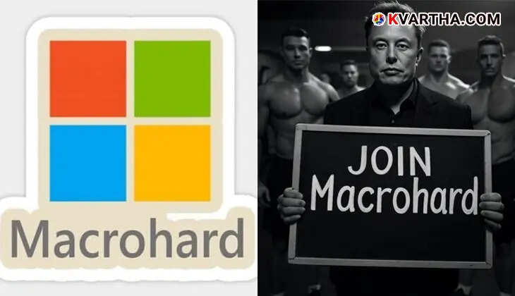 A photo of Elon Musk, the founder of the new AI software company Macrohard.