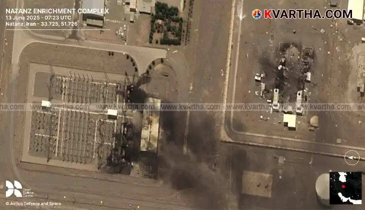 Aerial view of Iran's Natanz nuclear enrichment facility.
