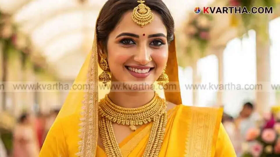 Bride Representing Kerala Gold Price February 23 Afternoon