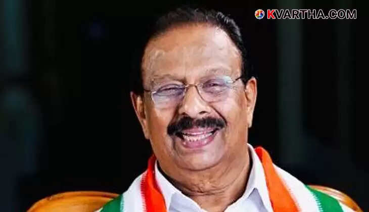 KPCC President K Sudhakaran MP.