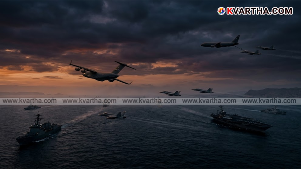 Iranian Navy conducts military exercises in the Strait of Hormuz.&nbsp;