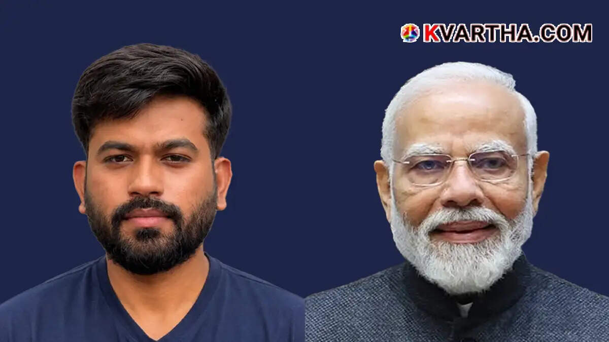 CJP founder Abhijeet Dipke and Prime Minister Narendra Modi 