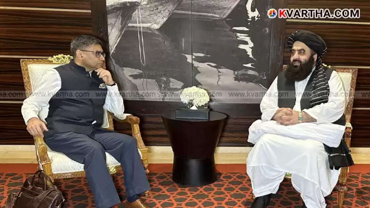 India's foreign Secy Vikram Misri meets Acting Afghan FM Mawlawi Amir Khan Muttaqi