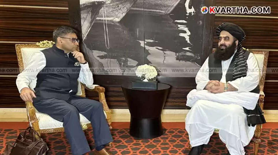 India's foreign Secy Vikram Misri meets Acting Afghan FM Mawlawi Amir Khan Muttaqi