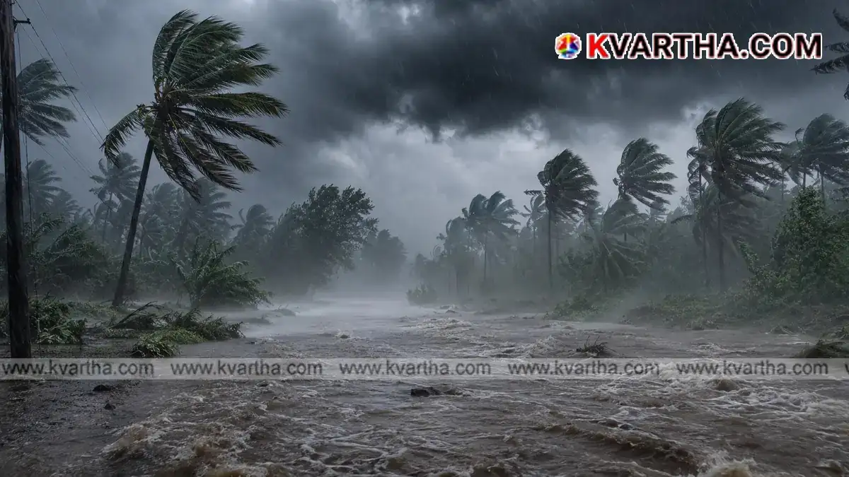 Heavy rain in Kerala