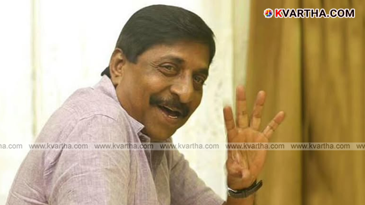 Portrait of Malayalam actor and screenwriter Sreenivasan