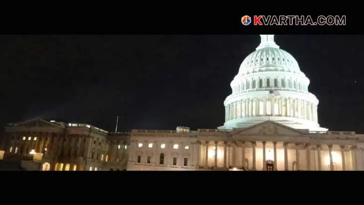 A photo illustrating the US Congress's criticism of India's rising religious intolerance.