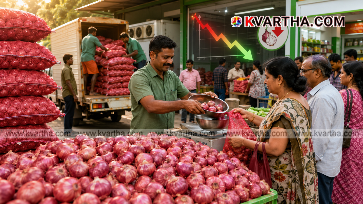  Representational image reflecting market intervention and onion price control in Kerala