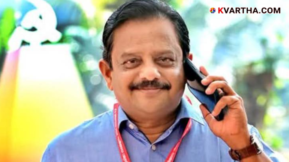 MLA T.I. Madhusoodanan at a public function in Payyannur.