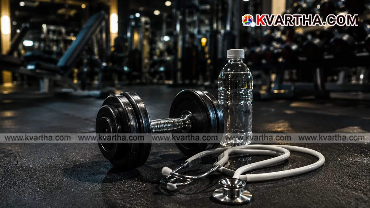 A symbolic image of a gym workout
