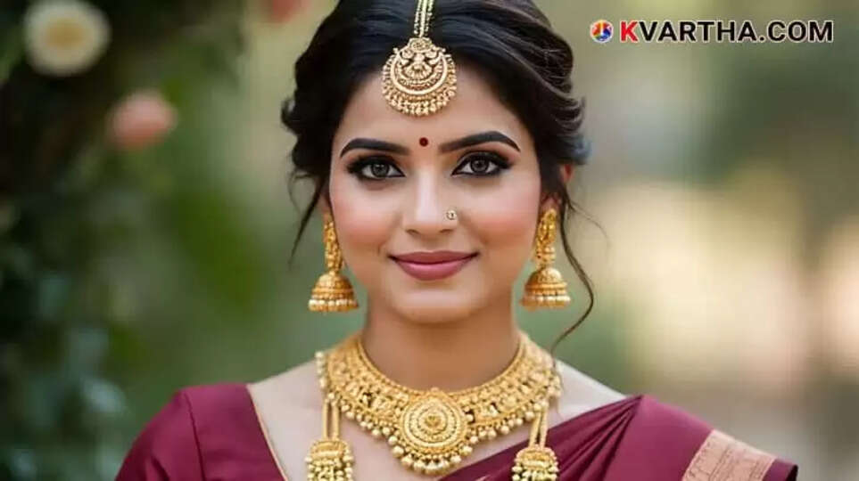 Bride Representing kerala Gold Price December 18