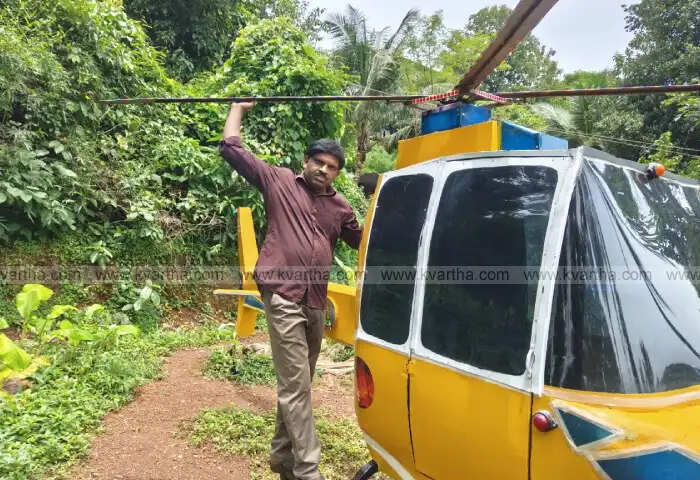 man from kannur made helicopter model