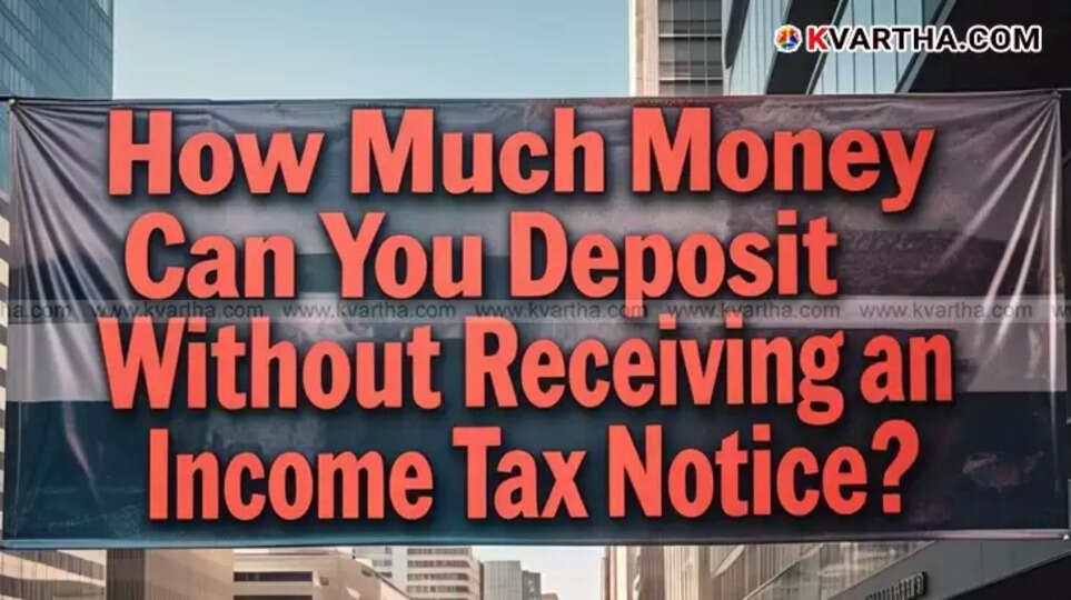 Income tax rules for bank deposits and transaction limits in India