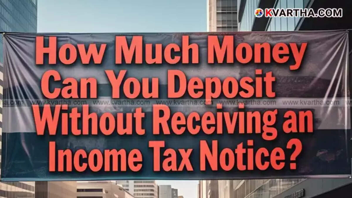 Income tax rules for bank deposits and transaction limits in India