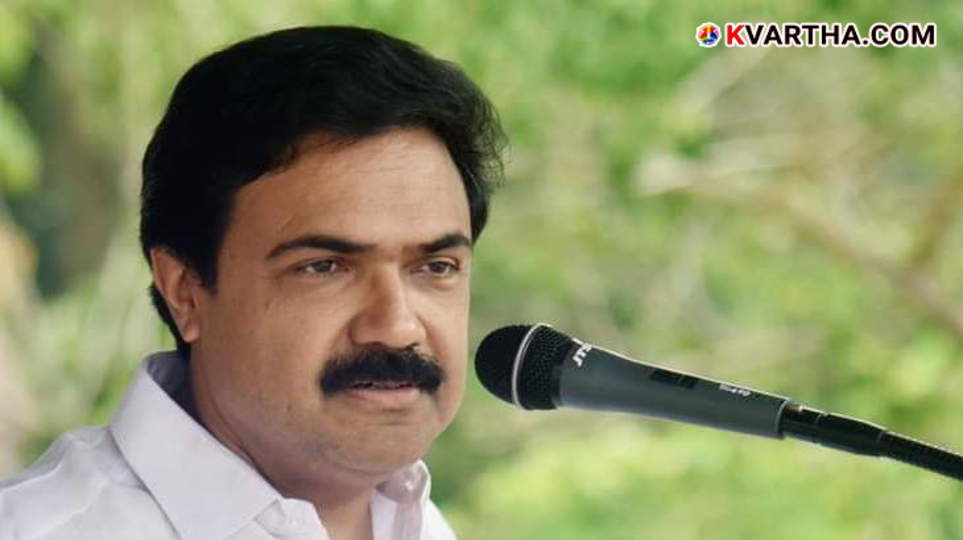 Jose K Mani Kerala Congress M leader during a political meeting