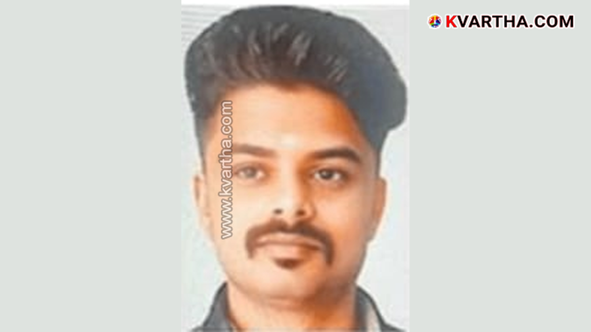 Memorial photo of CG Akhil, who died in a bike accident