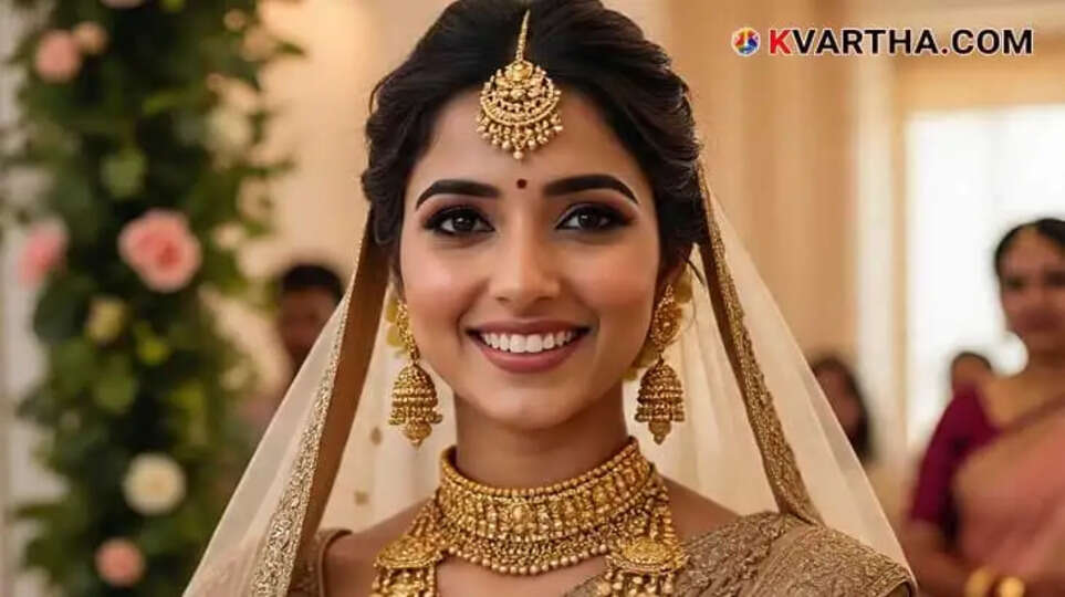 Bride Representing Kerala Gold Price March 30 Afternoon