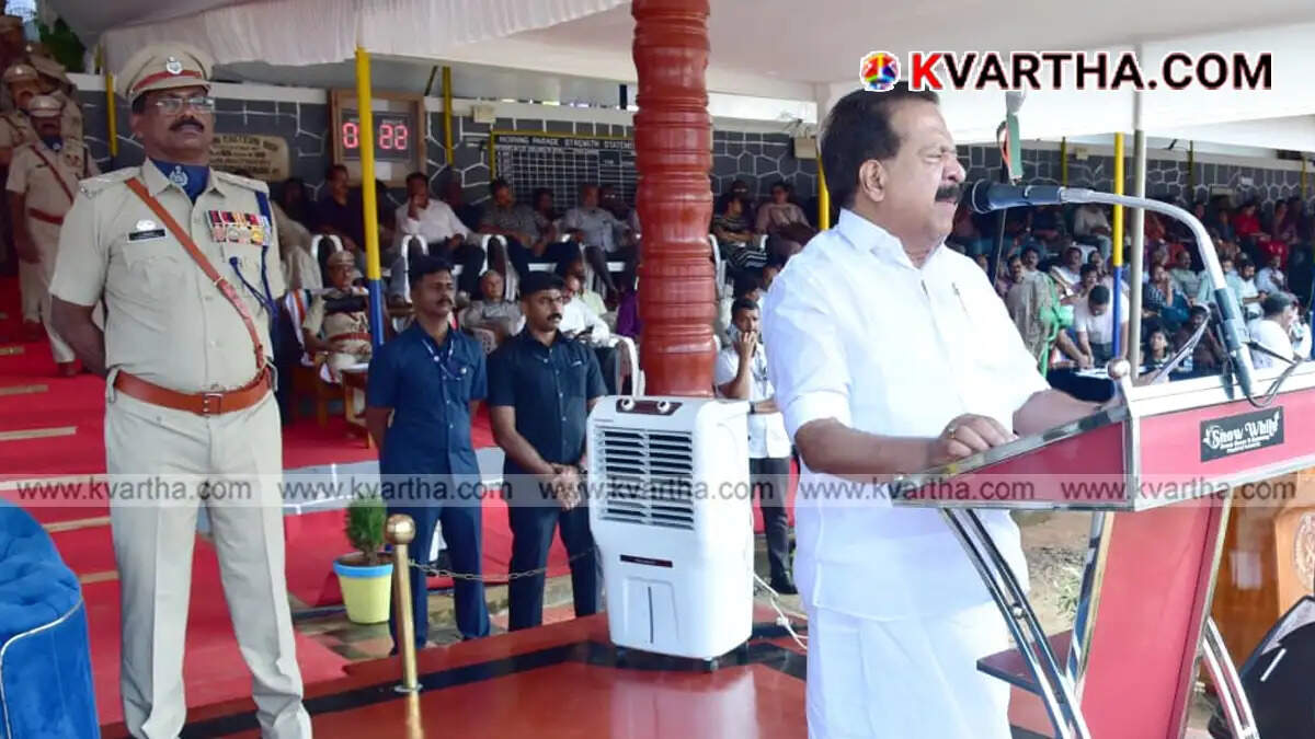 Representational image of the Kerala Police passing out parade at Mangattuparamba