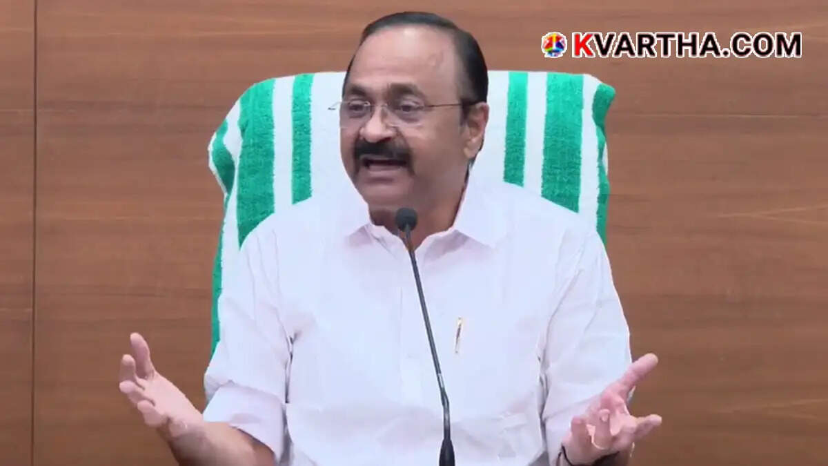 Representational image of Kerala Chief Minister V D Satheesan addressing the media