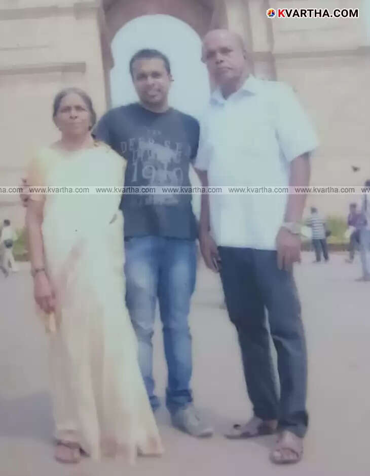 Portrait of K.P. Raghavan Mash, a retired teacher and social worker from Karivellur.