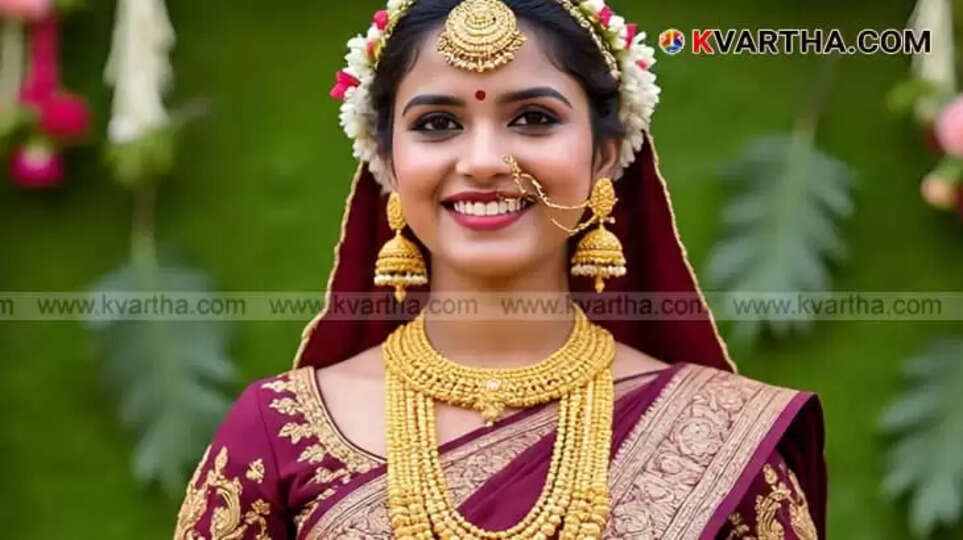 Bride Representing Kerala Gold Price July 29