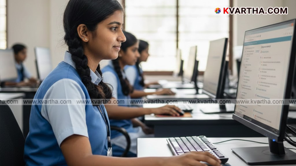 Digital on-screen marking system used for CBSE board exam evaluation.