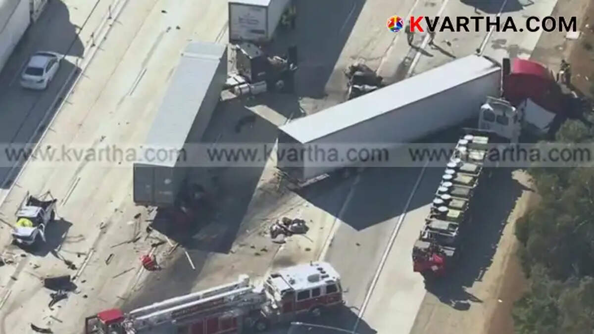 Truck accident California highway