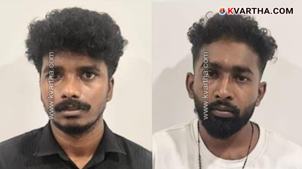  Two Young Men Arrested in Taliparamba with Cannabis and MDMA in Their Car