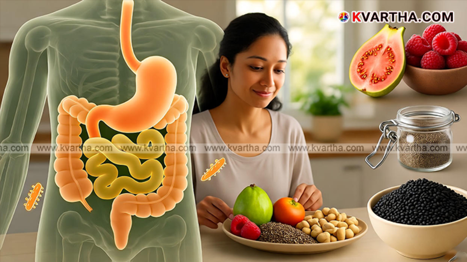 Man holding his stomach due to indigestion.