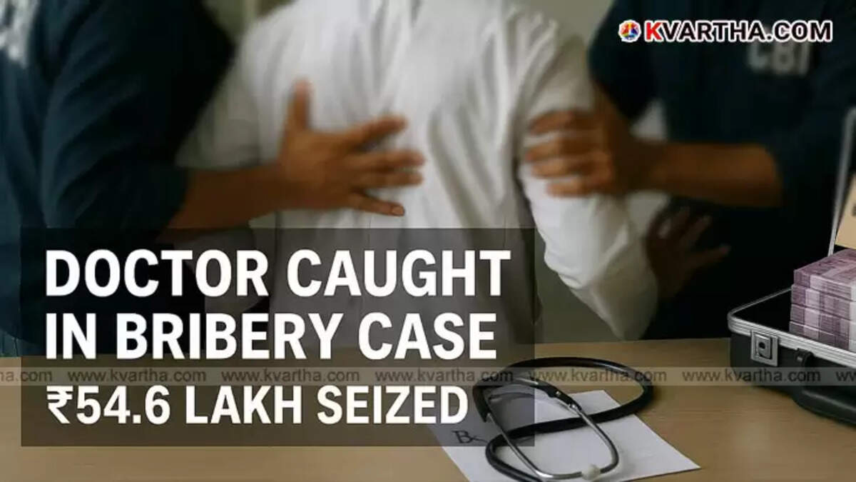Senior Doctor Caught by CBI in Bribery Case; ₹54.6 Lakh Seized