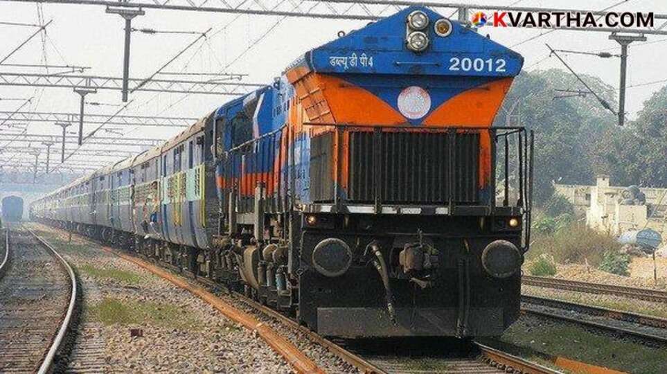  A view of a train at a railway station, symbolizing the accident in Palakkad.