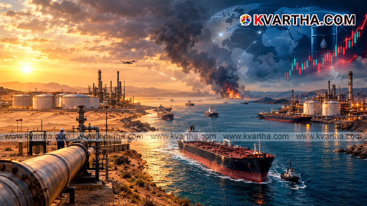 Representational image reflecting oil pipeline closure and Middle East energy crisis