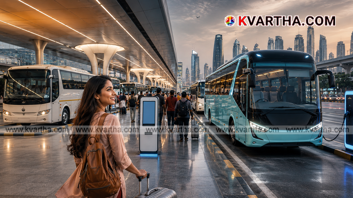 Representational image of Indian bus travel and new passenger permit regulations