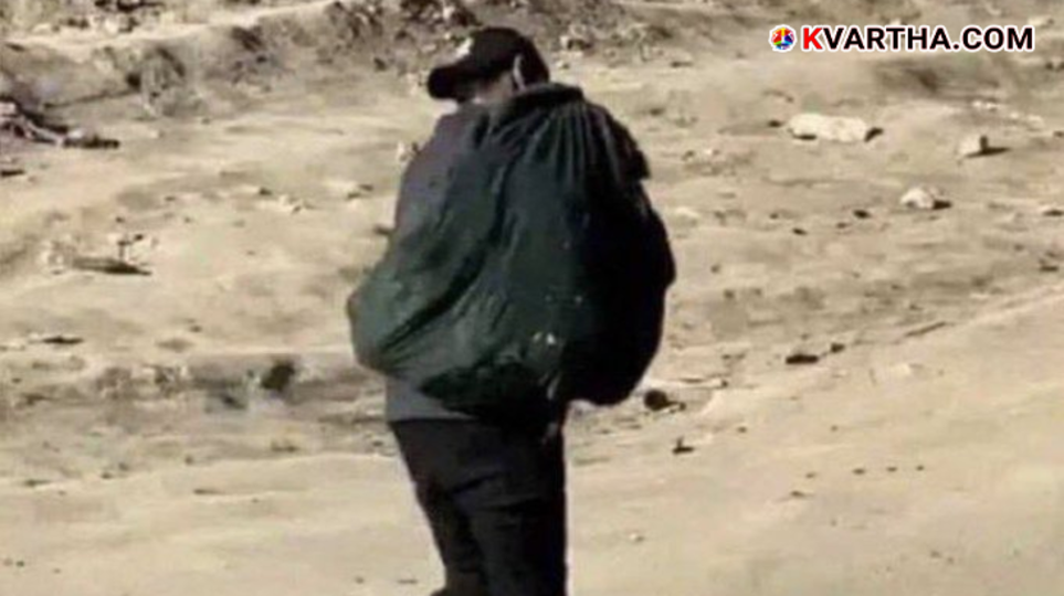 A symbolic image of the Israeli military's detention of Palestinians in the West Bank and the destroyed refugee camps.&nbsp;