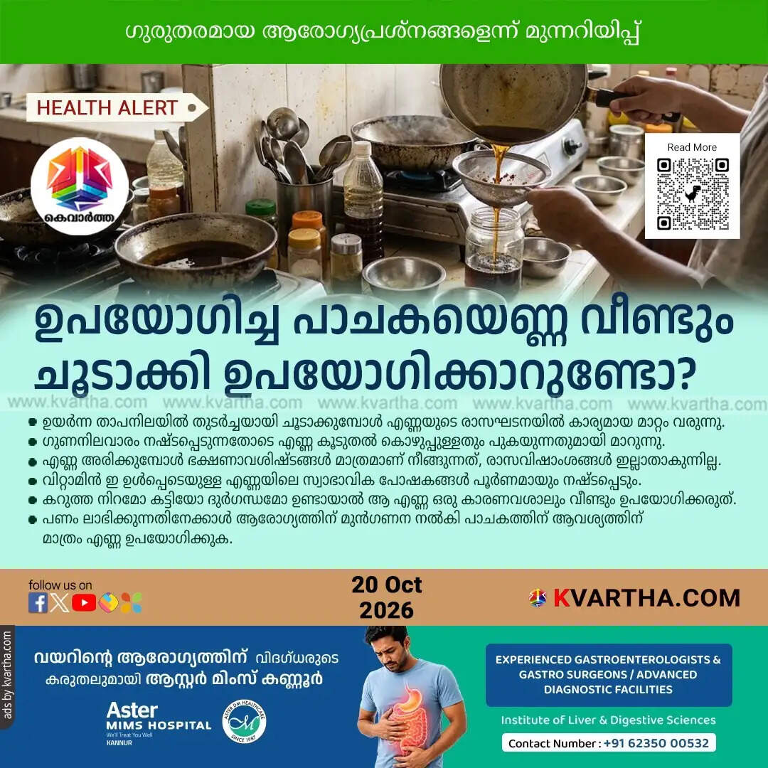 health risks reusing cooking oil