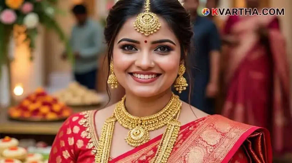 Bride Representing Kerala Gold Price February 23 