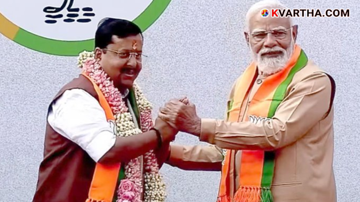 Nitin Nabin, the new BJP National President, waving at supporters.