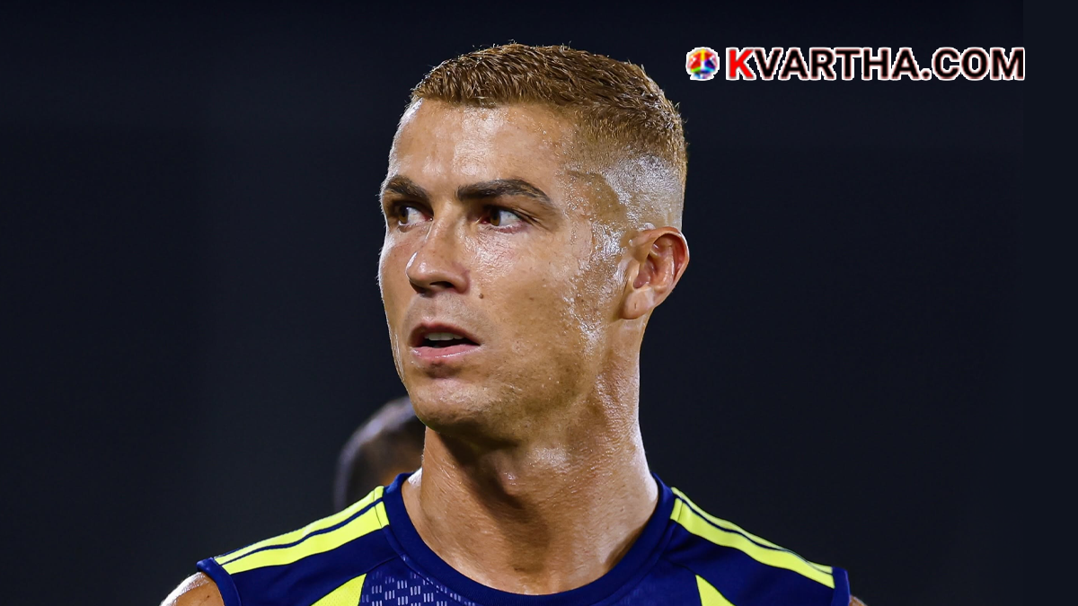 Representational image of Cristiano Ronaldo hinting at retirement