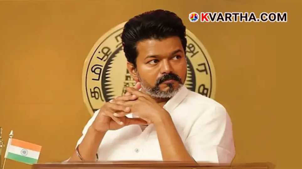 Tamil Nadu CM Joseph Vijay signing the official order to close liquor shops.