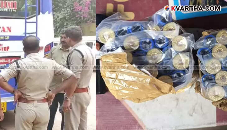 150 Gun Bullets Found on Bus in Kannur; One Person Questioned and Released