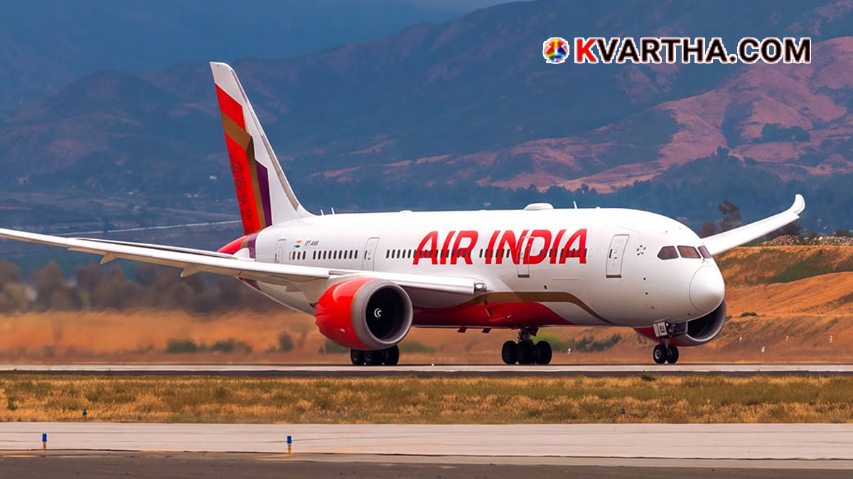  image reflecting Air India flight emergency landing in Jaipur
