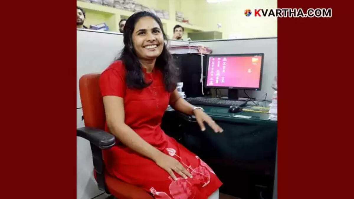 Sruthi joining the Revenue Department