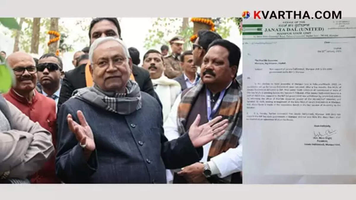 Manipur political scenario with JDU withdrawing support to BJP government