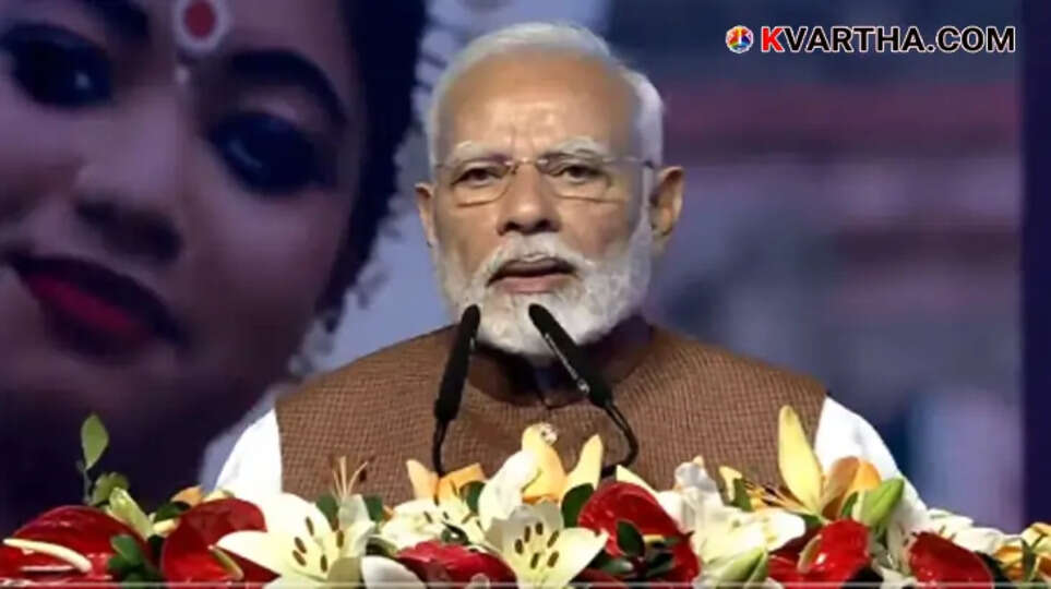 PM Modi addressing the Pravasi Bharatiya Divas Convention in Odisha