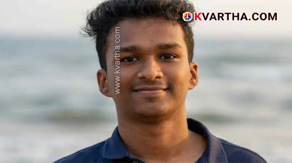 File photo of the late dental college student Nithin Raj whose death caused widespread protests in Kannur.
