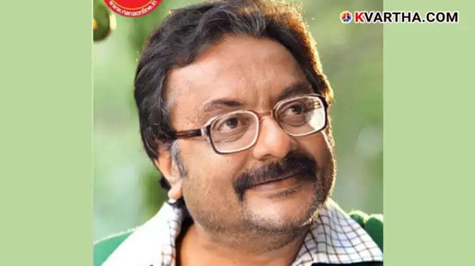 Portrait of late Indian actor and director Pratap Pothen.